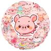 10/50 STÜCKE Niedliche Cartoon Rosa Schwein Aufkleber Schweinchen Graffiti Aufkleber für DIY Gepäck Laptop Skateboard Motorrad Fahrrad Aufkleber