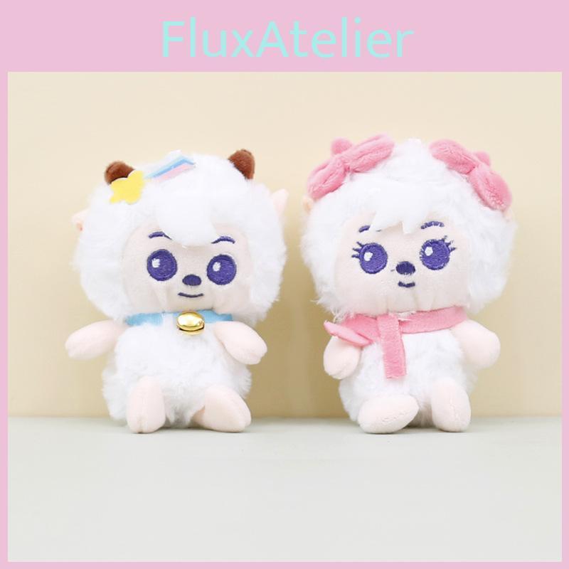 Adorable Plush Sheep Keychain Cute Cartoon Lamb Doll For Girls' Bags And Keys