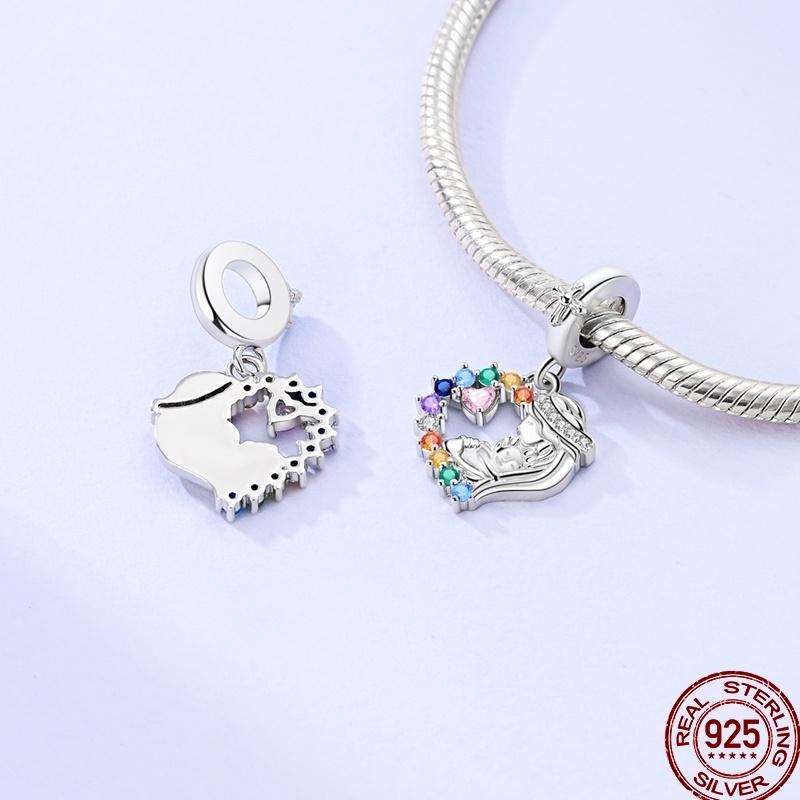 Warm Copper Butterfly Spring Bouquet Charm Beads Suitable Fit Pan Original Bracelet Diy Jewelry Gift