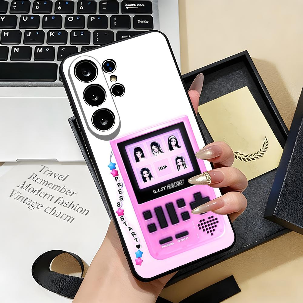 KPOP I-ILLIT Phone Case For Samsung S26 S25 S24 FE S23 S22 S21 Plus S20 Ultra Note20Ultra Black Soft Shell