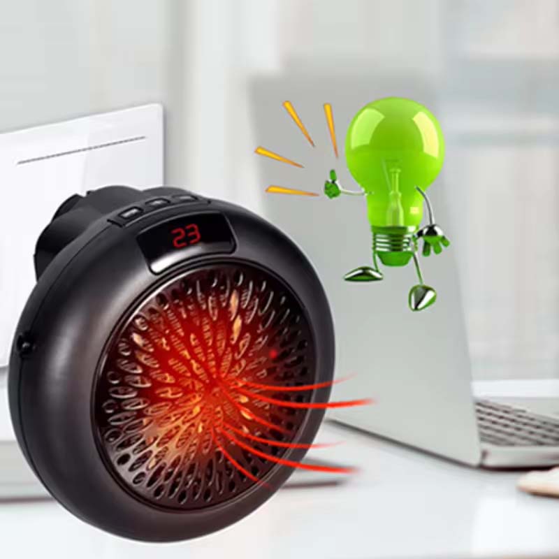 Elektrikli Fişli Hava Isıtıcı Hızlı Isıtma Oda Isıtıcı Üfleyici Ayarlanabilir Termostatlı Elektrikli Alan Isıtıcı
