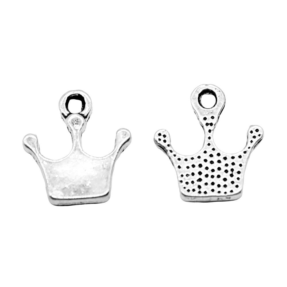 Charms Crown Pendants Minimalist Jewelry Components QC035