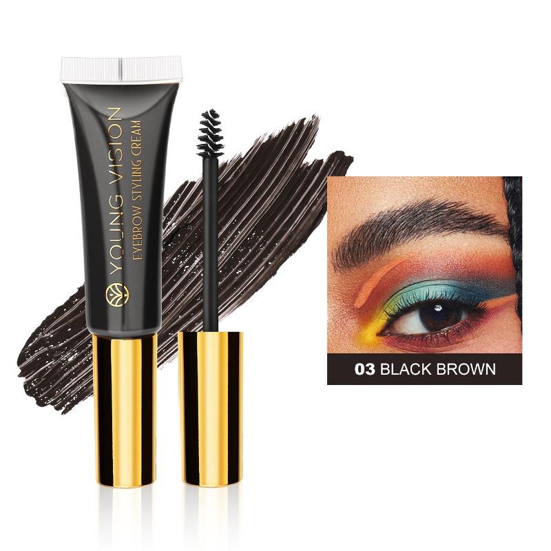 YOUNG VISION Eyebrow Tinting Cream 3D Shaping Eyebrow Gel Square Water Fixed Colour Wild Natural Not Easy To Smudge
