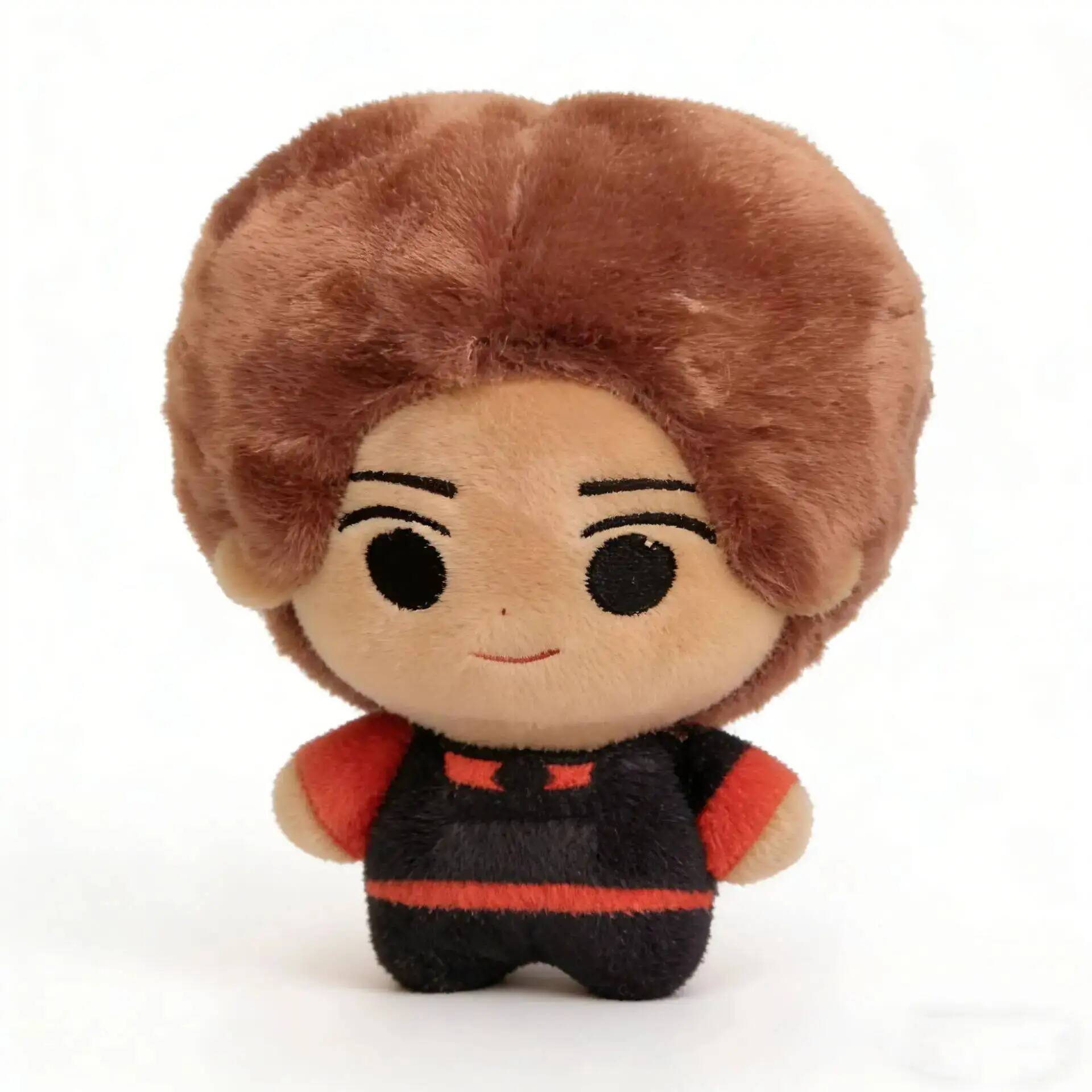 10cm My Chemical Romance Plüschpuppe Mcr Gerard Ray Mikey Frank Cartoon Cosplay Plüschtier Tasche Anhänger Schlüsselanhänger Sammlerstück Geschenk 10cm brown