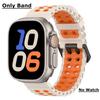 Ocean Silicone Strap for Apple Watch Ultra 2 49mm Band Breathable Bracelet for iWatch Series 10 46mm 42mm 9 8 7 6 SE 45mm 44mm