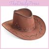 Suede Cowboy Hat For Western Theme Parties And Gift For Friends