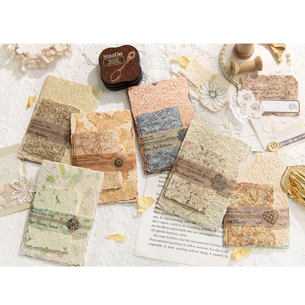 28PCS Multicolor Scrapbooking Paper DIY Scrapbooking Collage Materials Journal Bookmark  Gift