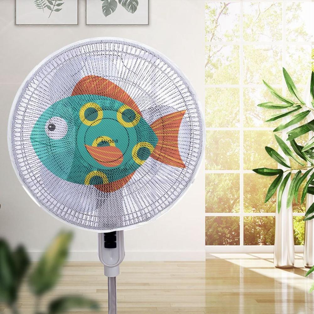 Fashion Dust-resistant Cartoon Circular Electric Fan Parts Fan Protective Net Fan Shield Fan Cover