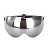 Universal Motorbike Retro Pilot-Style Standard 3 Snap-Button Visors Up Down