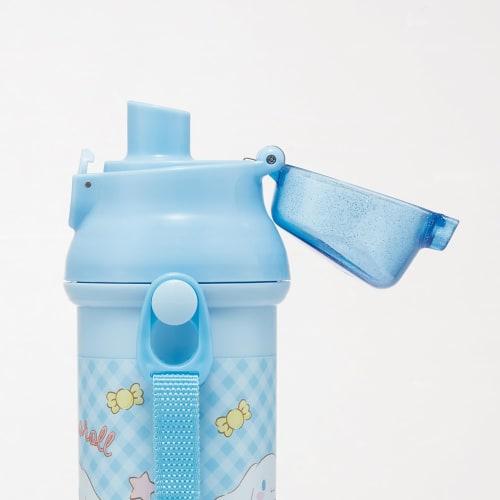Skater Children's Plastic Water Bottle 480ml One Push Open/Close Antibacterial Child Friendly Lightweight Antibacterial Treatment Made in Japan Sanrio