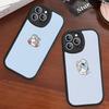 Cute anime Shark Leather Phone Case For iPhone 16 15 14 17 Pro Max 11 12 Mini Plus Soft Shell