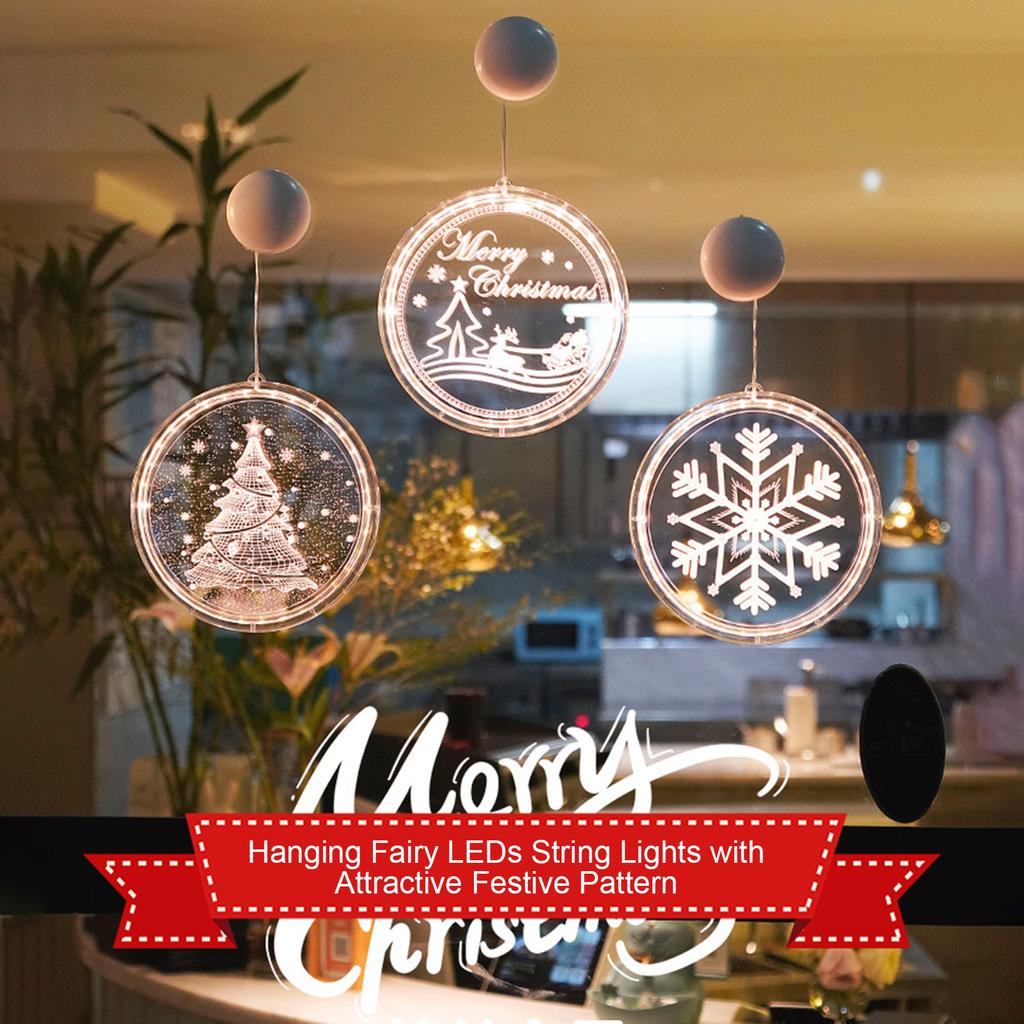 Hanging Fairy LEDs String Lights Curtain Lamp Constant Bright Modes with Bell Design IP44 Water