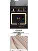 Smart Multifunctional Bedside Safe: Minimalist Square Design for Bedroom and Living Room