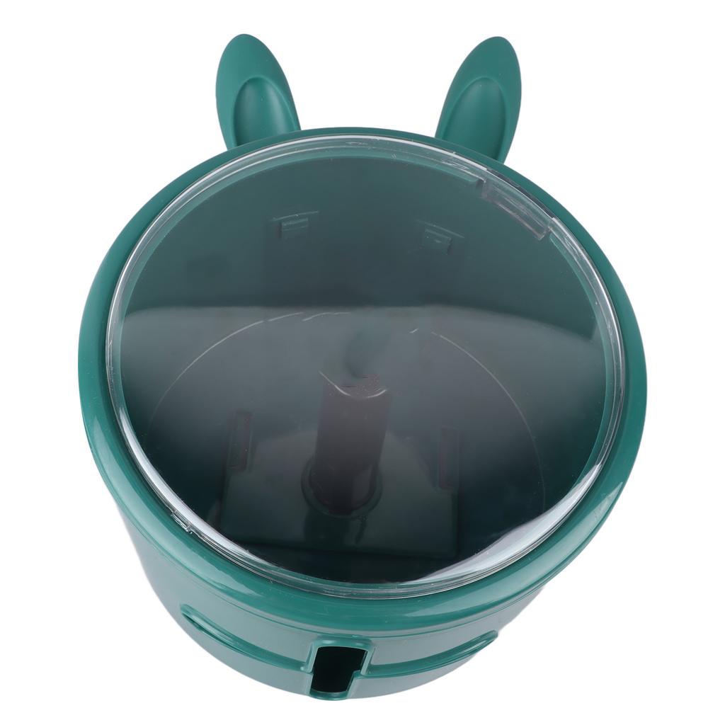 Toilet Paper Holder Container Plastic Cute Rabbit Wall Mounted Transparent Roll Paper Storage