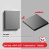 Smart Wireless Double Control Light Switch - No Wiring Needed, 220V Remote Master-Slave System