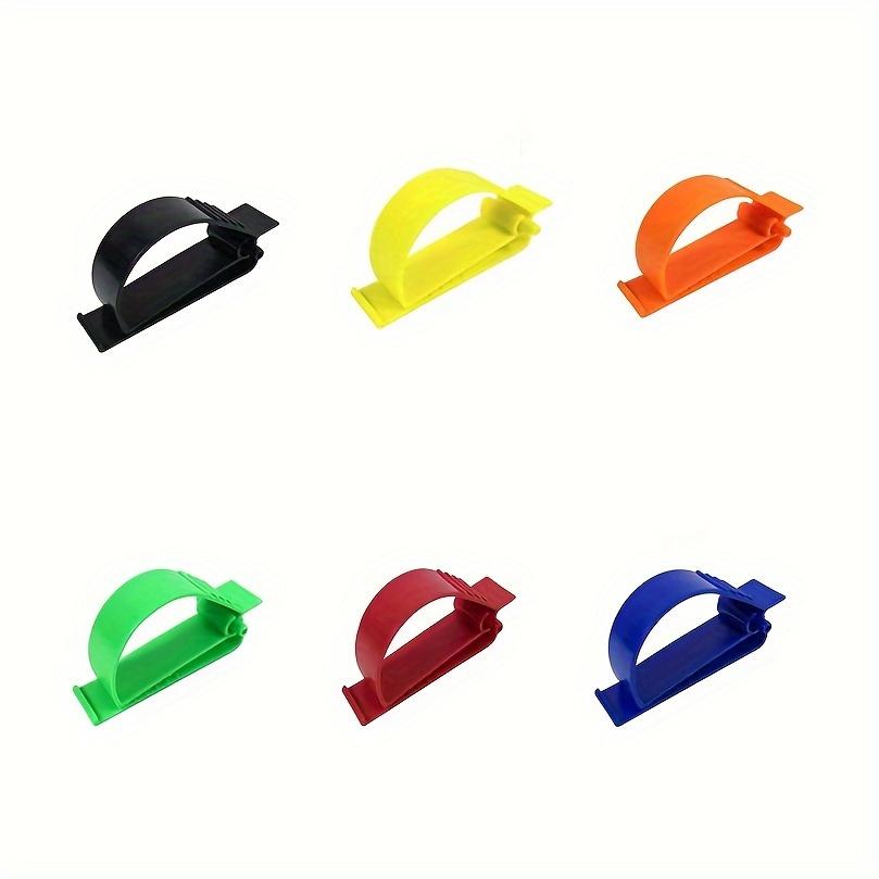Multi-Colored Fixed Cap Clips, Multi-Functional Fasteners, Hooks for Outdoor Work Clips