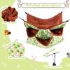 Rabbit Hammock Warm Sleeper 3-Layer Bed Cage Accessories for Mice Chipmunk