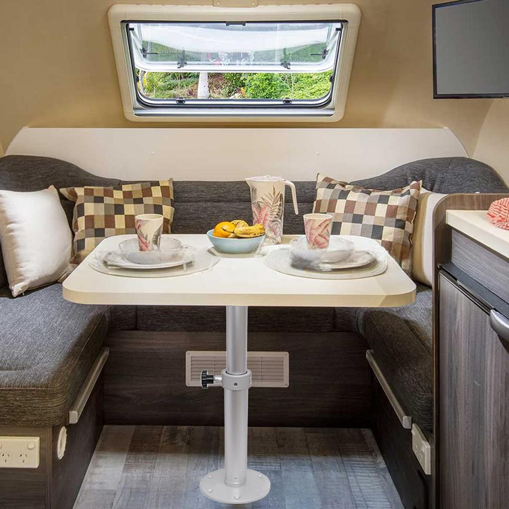 Регулируемые и съемные ножки стола для автодомов и лодок. Идеально подходит для любых подъемных работ.