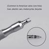 Tire Valve Core Stems Remover Screwdriver Keychain Auto Truck Bicycle Wheel Repair Tool Dual Use Car Accessories Tire Remover