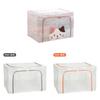 Transparent Storage Box Foldable Large Capacity Clothes Organizer For Bedroom And Closet