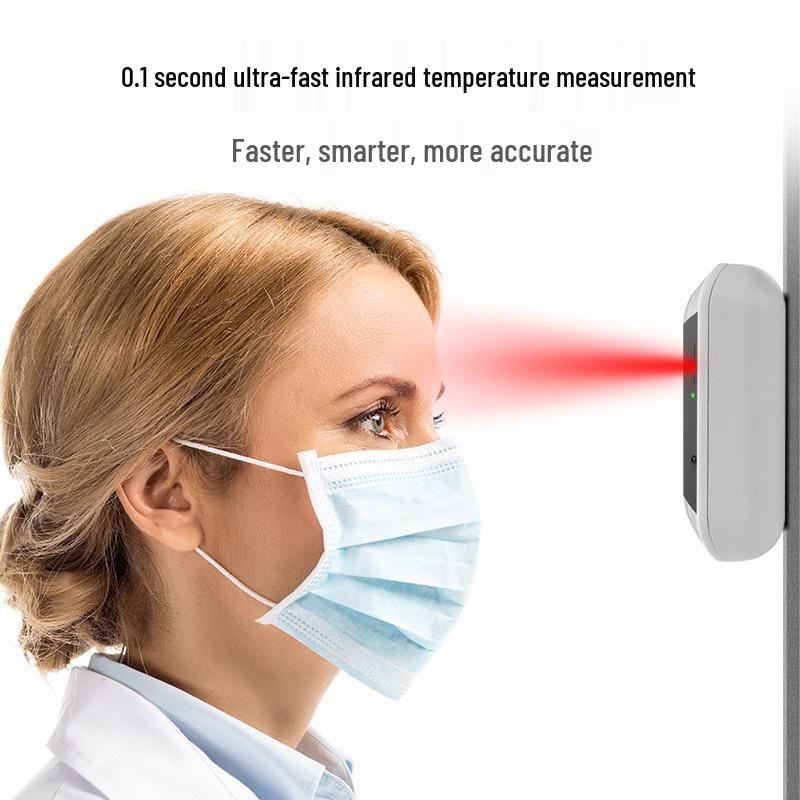 Multifunctional Smart Doorbell with Thermometer, Disinfection, and Eight-Language Voice for Supermarkets