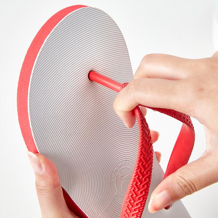 Wear Resistant Thick Soled Beach Sandals with Flip Flops for Men Trendy and Non Slip Slippers