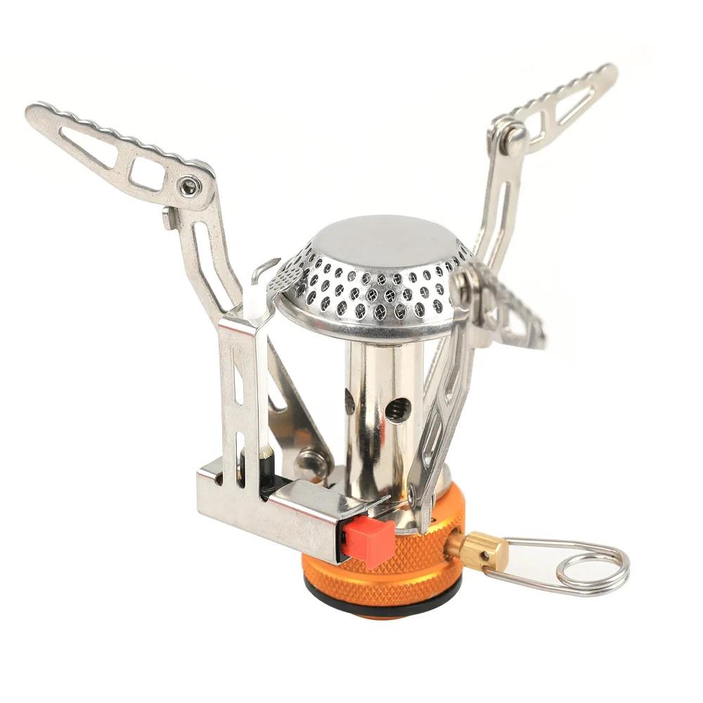

Gas Stove Camping Accessories Portable Outdoor Camping Aluminum Alloy Ultra Light Picnic Cooking Camping Stove Survival Stove