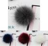 High-quality Artificial Fur Pom Poms Ball For Trendy Knitting Beanie Hats Accessories