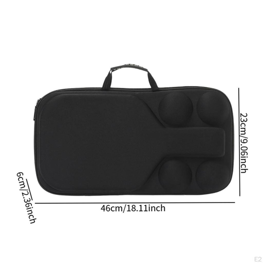 Pickleball Racket Bag Compact Dustproof Paddle Storage Protector for Sports Traveling Outdoor