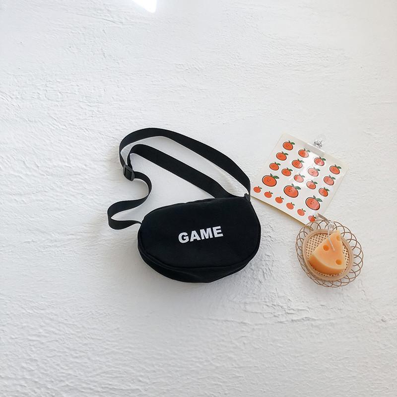 Stylish Crossbody Nylon Bag For Children With Fun Letter Design For Adventures Everyday