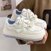 Student High-value Little White Shoes 2025 Spring New Versatile Color Matching Women's Shoes Low-top Platform Casual Sports Board Shoes
