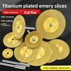 Titanium-coated Diamond Thin Slice Bricks, Glass Ceramic Cutting Discs, Jade Cutting Discs