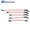 Spark Plug Wire Set 84-813720A5 For Mercruiser 110 120 140 3.0LX 84-816761Q5 816761A5 43376A5 Sierra 18-8800-1 Mallory 9-28020