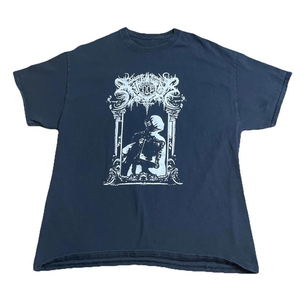 Unisex Short Sleeve Crew Neck Cotton T Shirt Xasthur Band XL