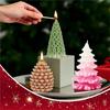 Premium-Silicone Molds 4PCS Christmas Tree Pine Cone For Candle Making, DIY Xmas Handmade For Candles