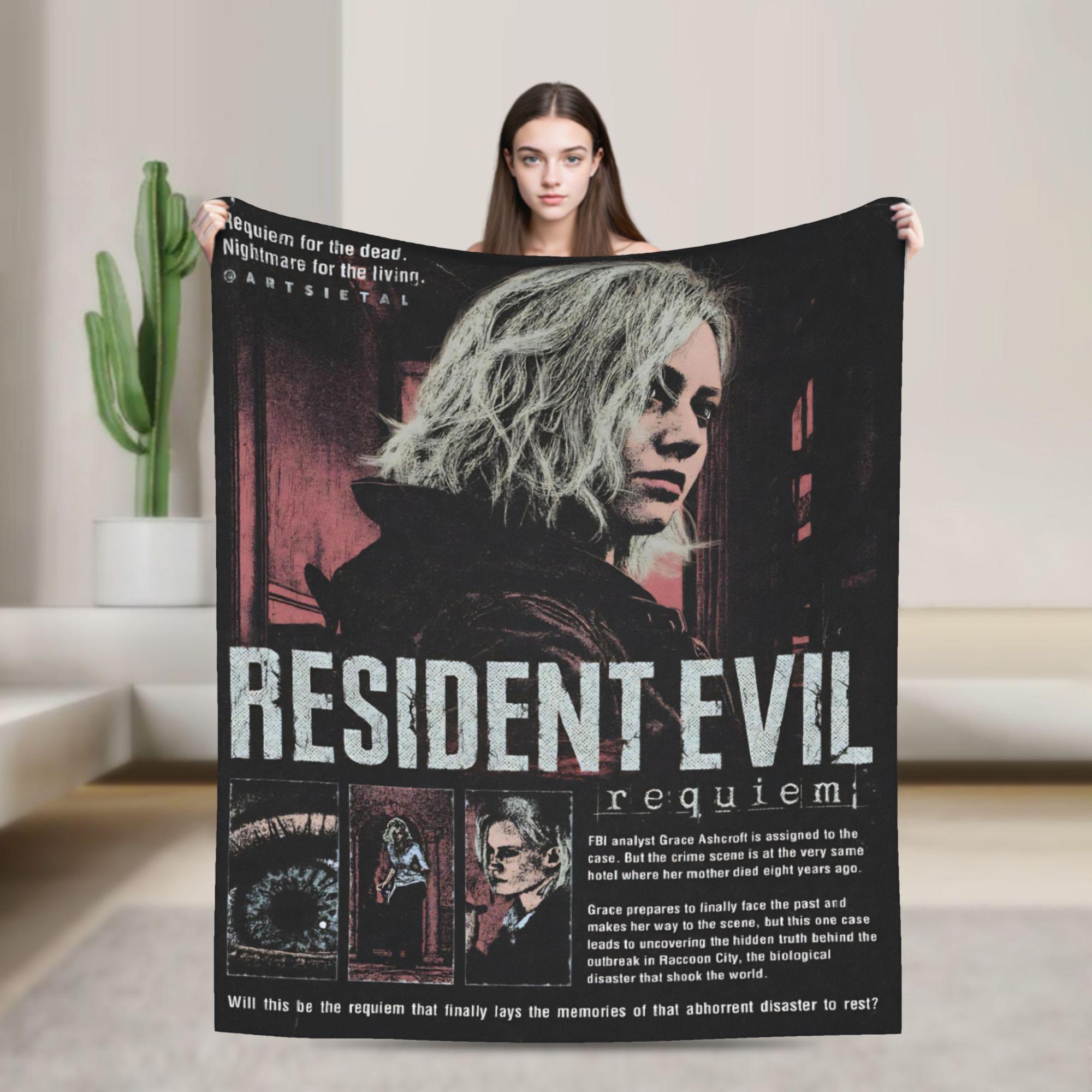 

Residents Evils 9 Throw Fashion Blanket for Couch Games Soft Fuzzy Plush Fashion Blanket Multiple Sizes Bedspreads for All Seasons 100x150cm