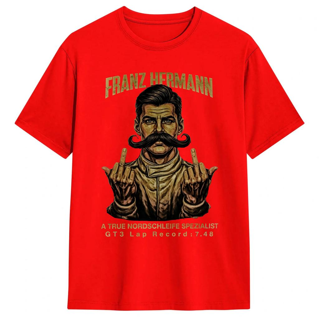 Vintage Franz HerUnisexn MAXVERSTAPPEN Flipping The Bird T Shirt Summer Cotton TShirts Unisexs Clothing Unisexs Casual Tee Shirt