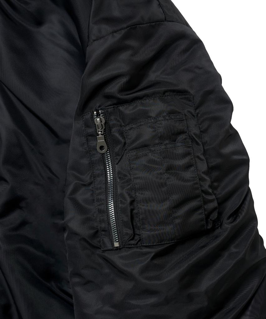 Idws Plane Shirring Ma-1 Black