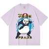 230 g/m² 100 % Baumwolle Jujutsu Kaisen V62 Panda-Print Unisex Schweres Baumwoll-T-Shirt