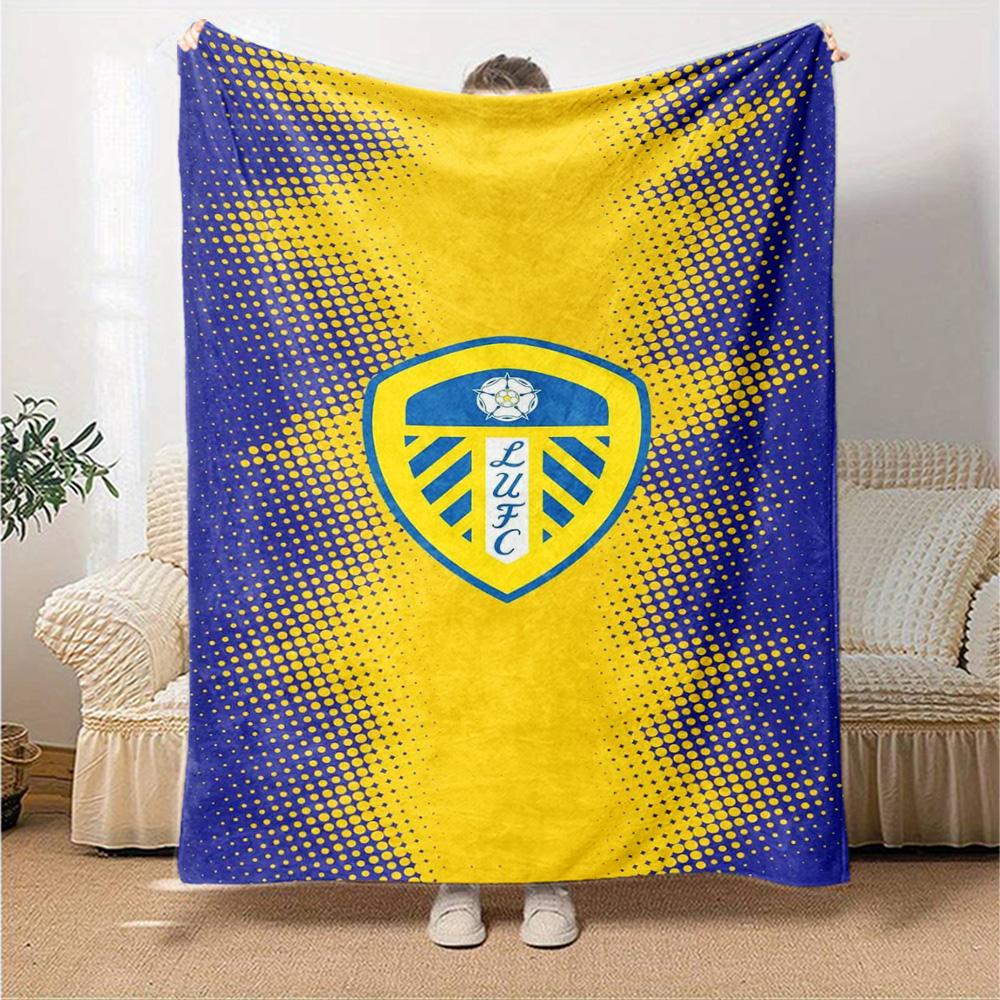 LUFC Print Flannel Blanket High Quality Warm Comfortable Cover for All Seasons Perfect for Gifts Home Decor