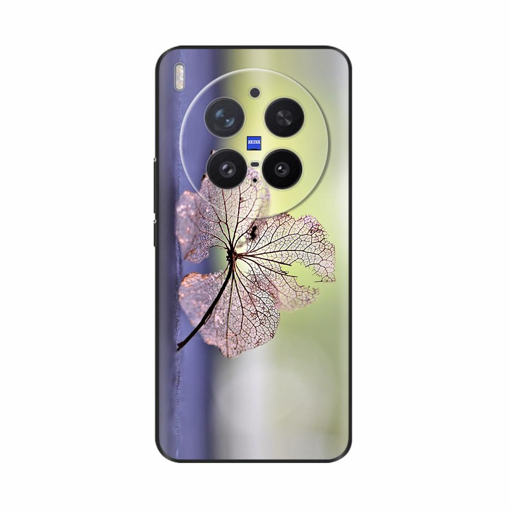 For VIVO X300 Pro Case Popular Flowers Cartoon Soft Silicone Phone Back Cover For Vivo X300 X 300 ShockProof Shell Bags Funda