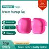 Portable Multi-Color Retainer & Denture Box with Ventilation Holes