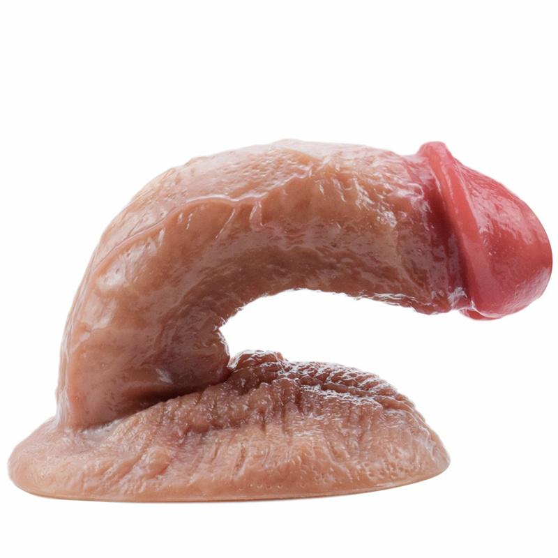 Flüssigkeit Silikon Sucker Simulation Penis Große Fleisch Stick Dildo Lebensechte Penis Weibliche Masturbation Gerät Erwachsene Sex Produkte