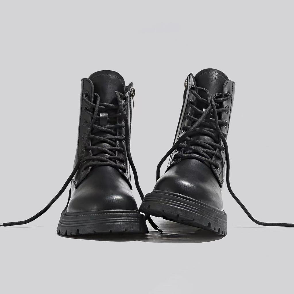 British Style Martin Boots 2025 Autumn New Thin Tube Shoes Trendy Ins Platform Locomotive Short Boots Children