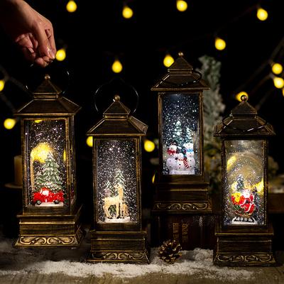 Decorações de Natal, Luzes de Polo Aquático, Lanternas de Vento, Flocos de Neve Automáticos, Caixas de Música, Caixas de Música, Enfeites de Presente de Natal