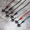 Noter Nuovo Bracciale alla Moda Animali Marini Manta per Uomo Fatto a Mano Regolabile Catena a Corda a Doppio Strato Braccialetto Braccialetto per Surf
