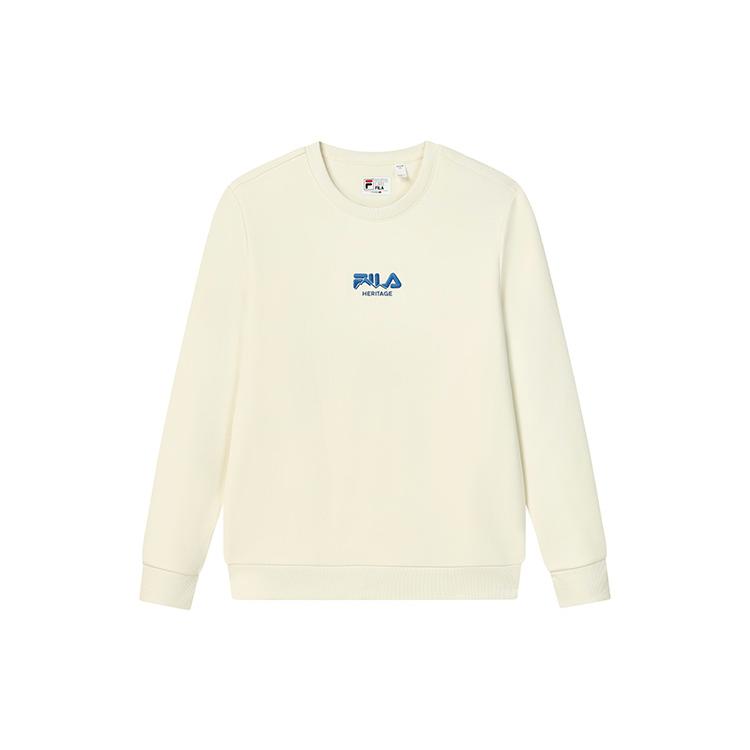 New FILA Sweatshirt Men's Pear Blossom White F11M248202FIV