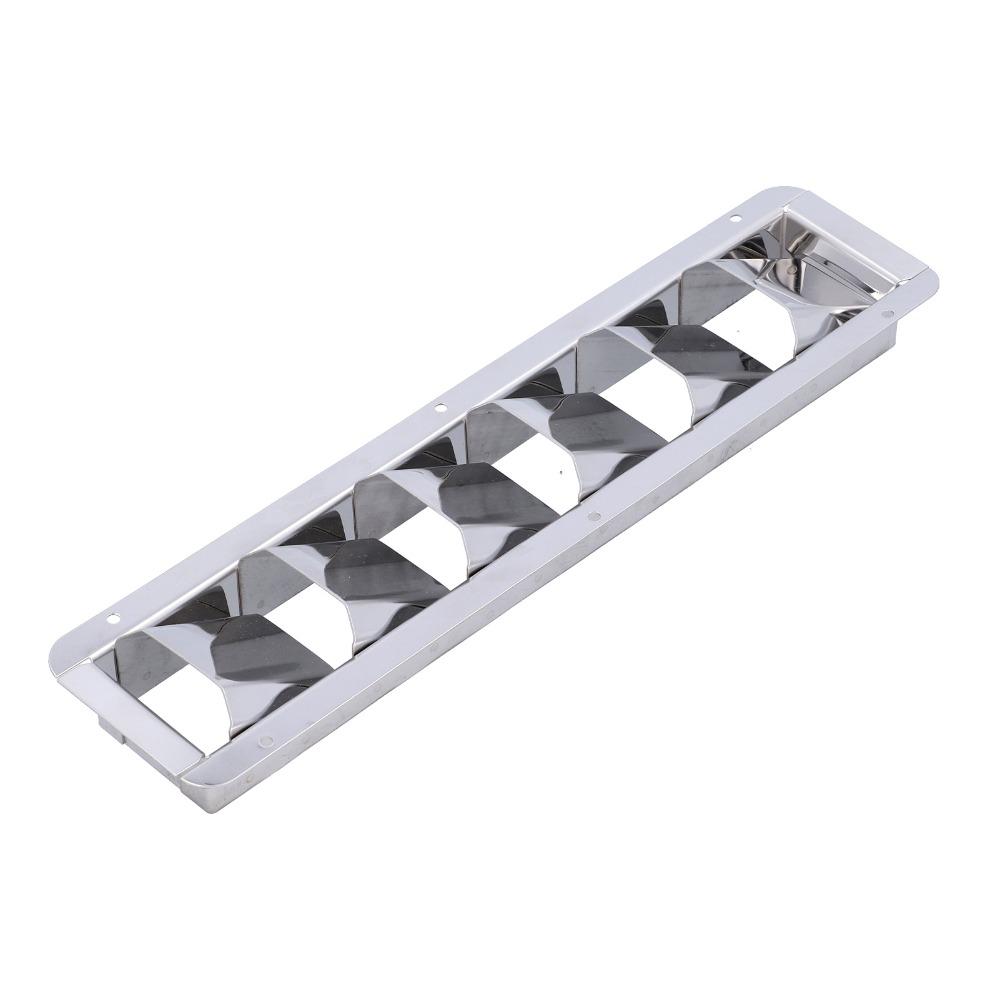 304 Stainless Steel Marine Louver Vent Vent Cover Grid Cover Vent Grille Square Grid Grille Ventilators Marine Use