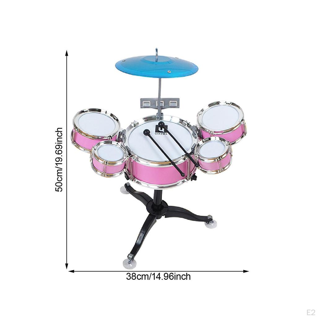 Children's Drum Set, Musical Toy, Light Jazz Kit, Instruments,