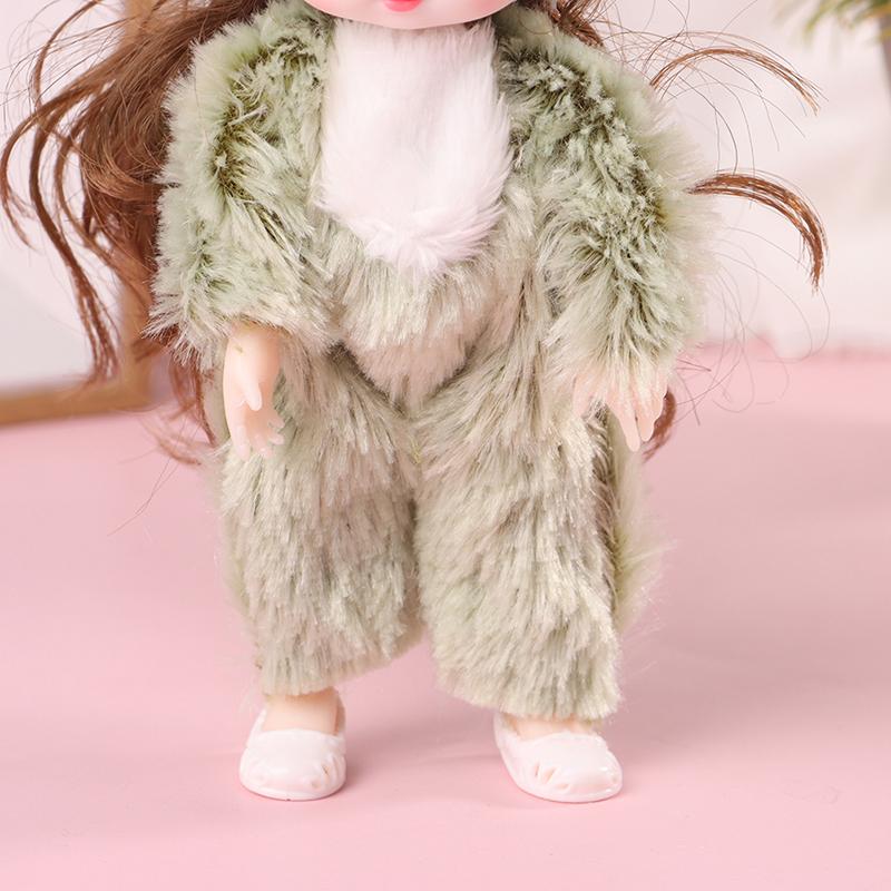 17cm Mini Puppe Bewegliche Gelenk mit Kleidung und Schuhe 3d Puppe Mädchen Spielzeug Geschenke